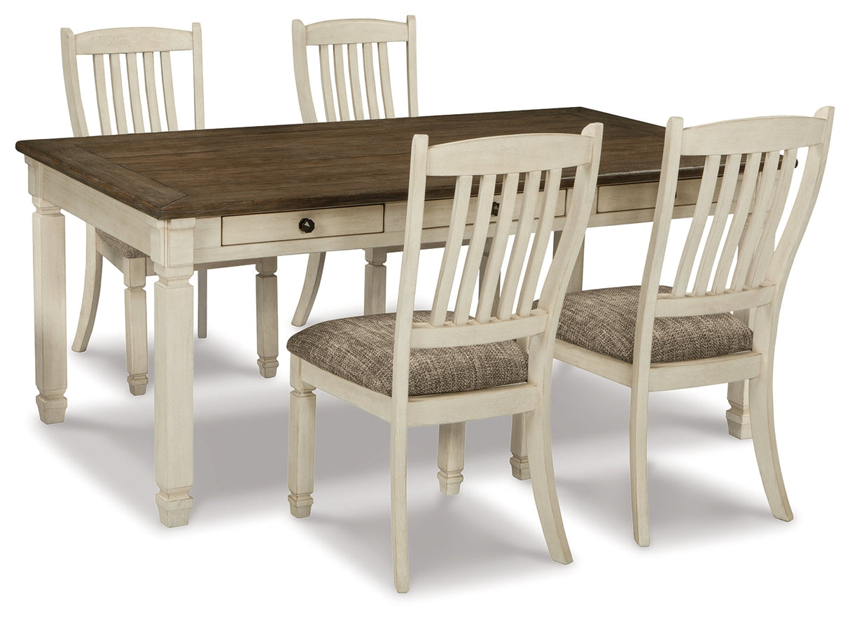 Bolanburg Two-tone Dining Table and 4 Chairs by Ashley at Eve Furniture