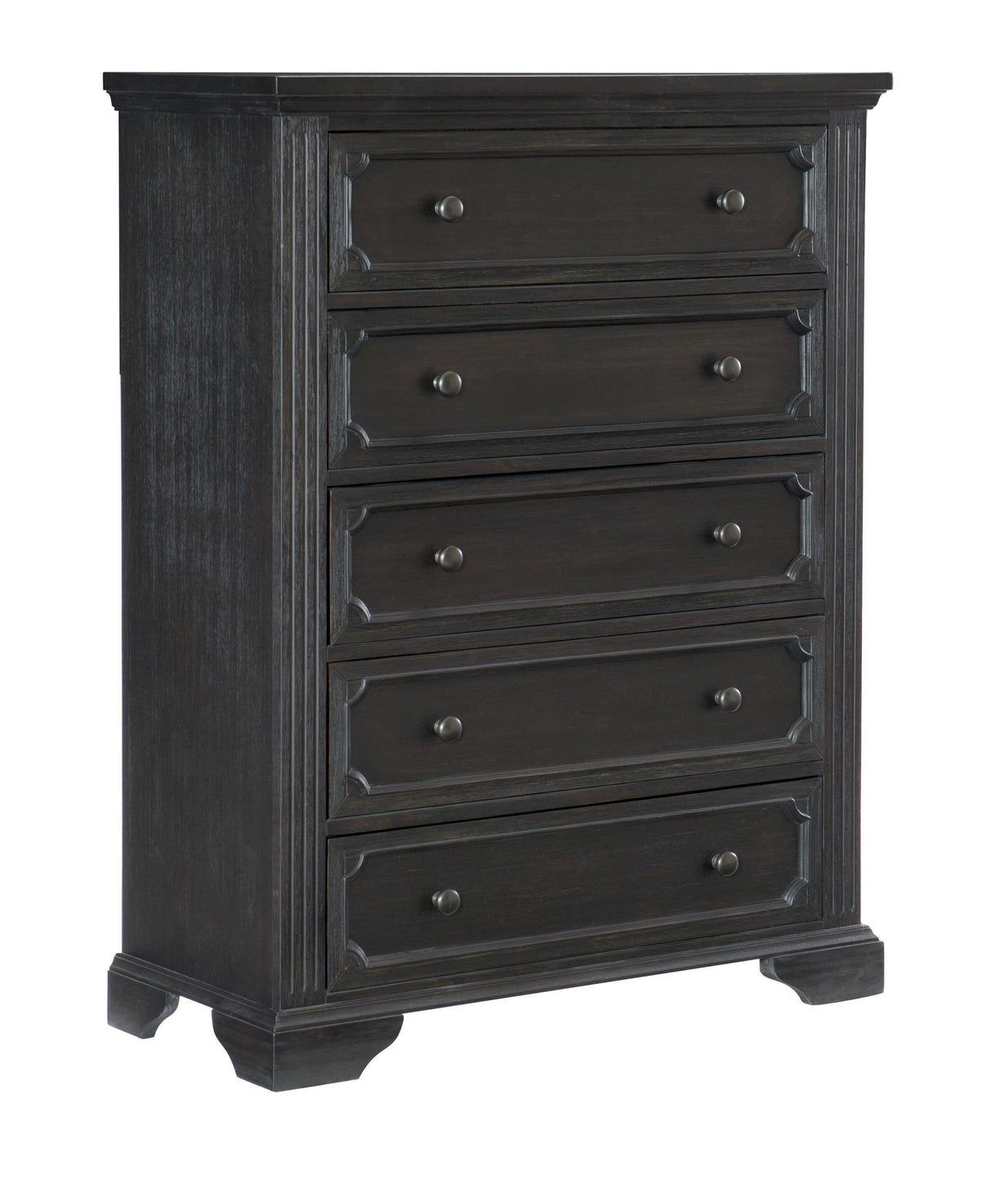 Bolingbrook Wire-Brushed Charcoal Chest by Homelegance at Eve Furniture