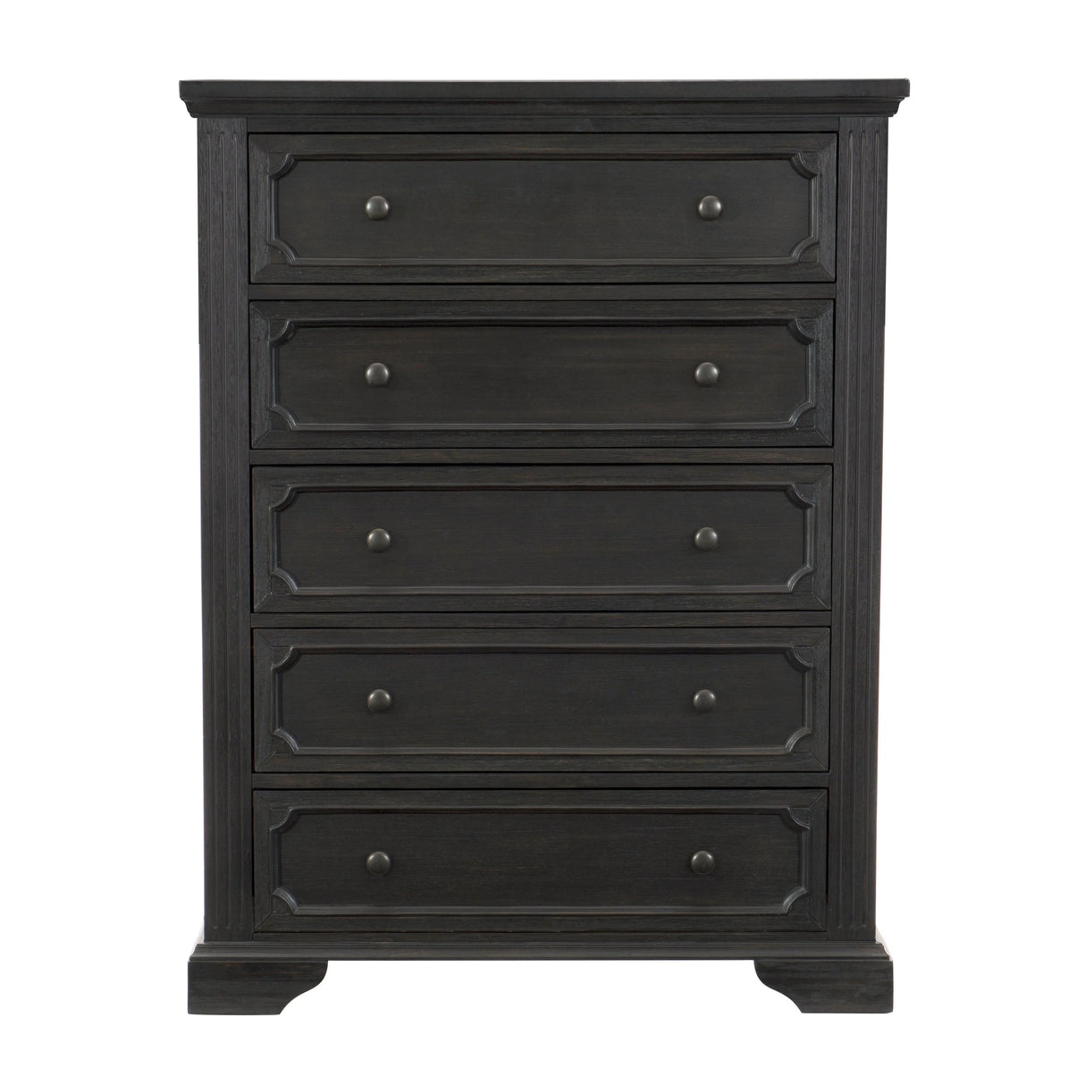 Bolingbrook Wire-Brushed Charcoal Chest by Homelegance at Eve Furniture
