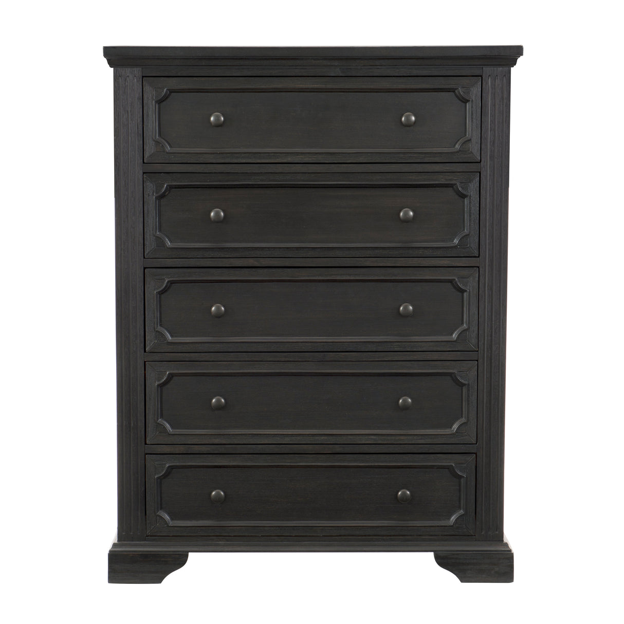 Bolingbrook Wire-Brushed Charcoal Storage Platform Bedroom Set by Homelegance at Eve Furniture