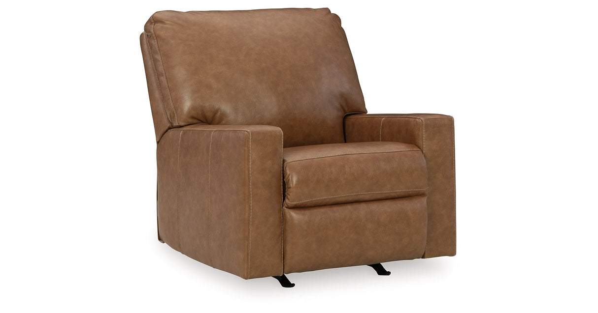 Bolsena Caramel Recliner by Ashley at Eve Furniture