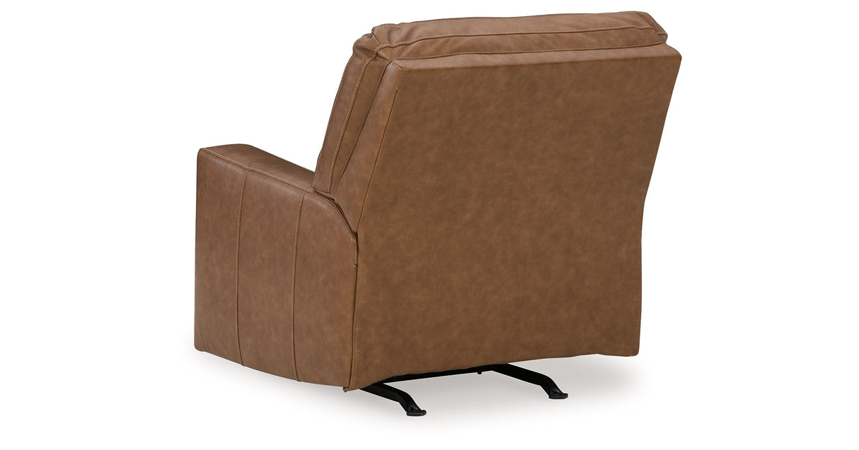 Bolsena Caramel Recliner by Ashley at Eve Furniture