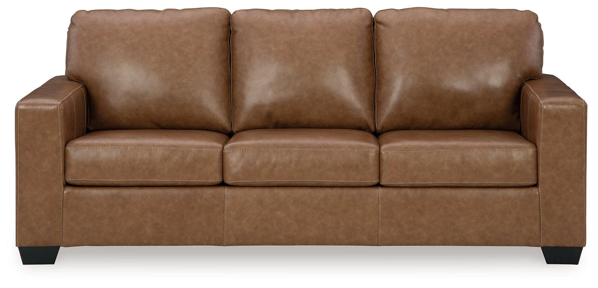 Bolsena Caramel Queen Sofa Sleeper by Ashley at Eve Furniture
