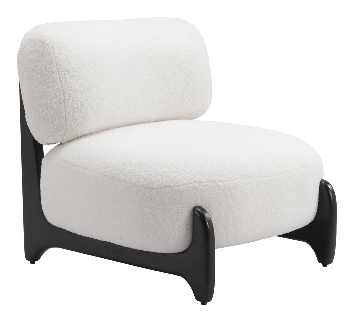 Bombo White Accent Chair by Zuomod at Eve Furniture