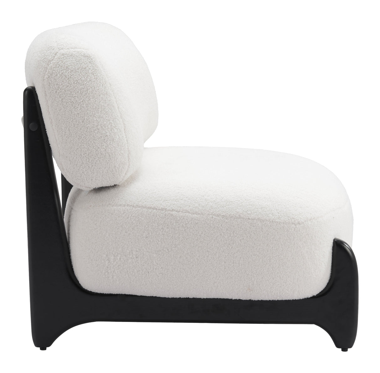 Bombo White Accent Chair by Zuomod at Eve Furniture