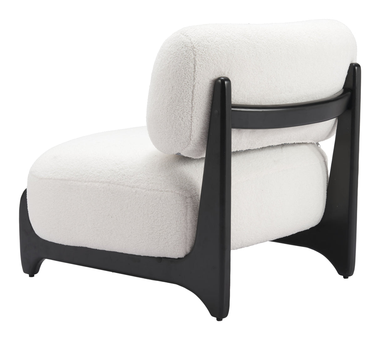 Bombo White Accent Chair by Zuomod at Eve Furniture