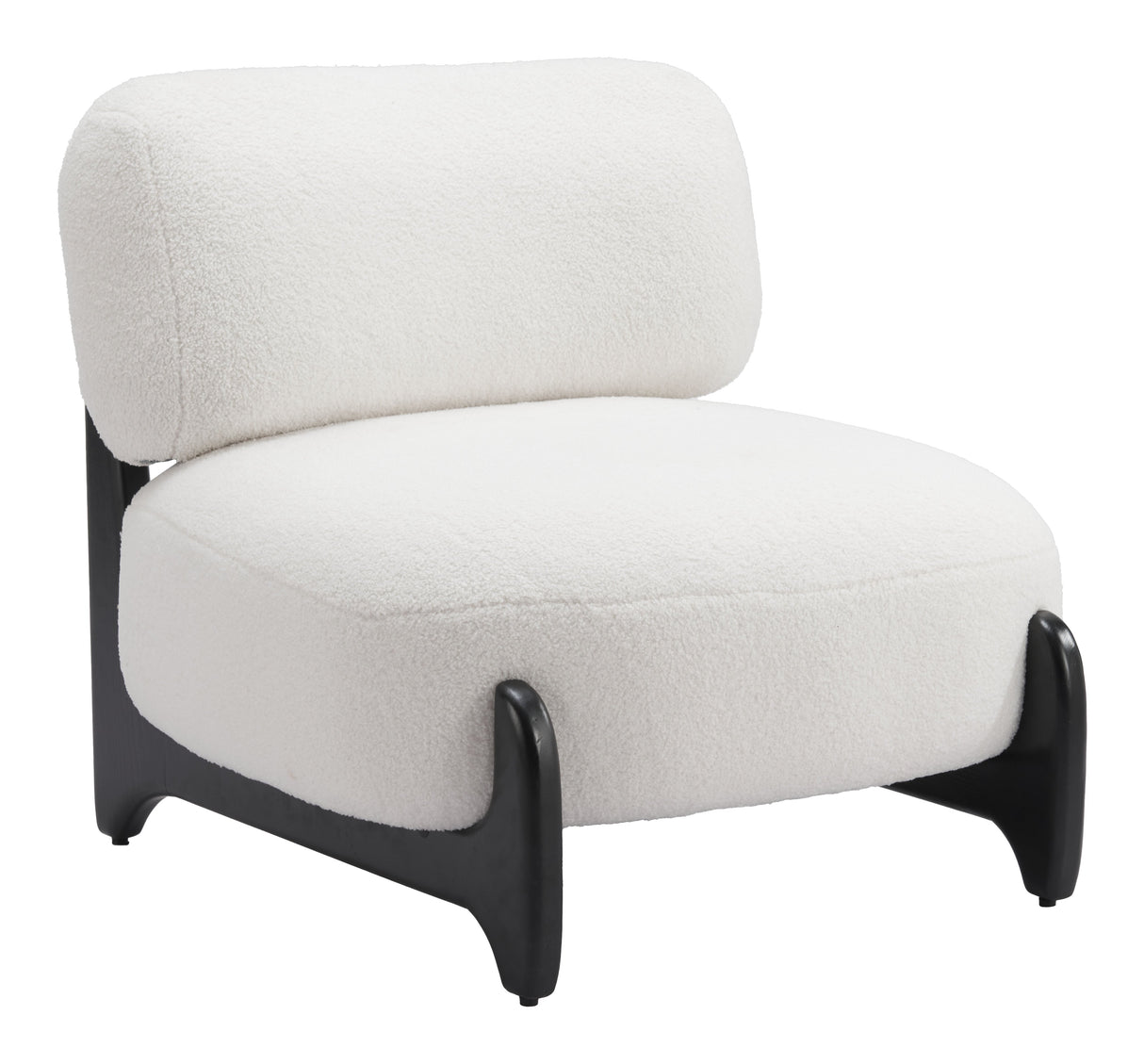 Bombo White Accent Chair by Zuomod at Eve Furniture