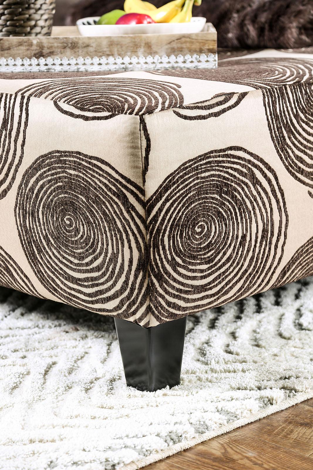 Bonaventura Brown Loveseat by Furniture of America at Eve Furniture