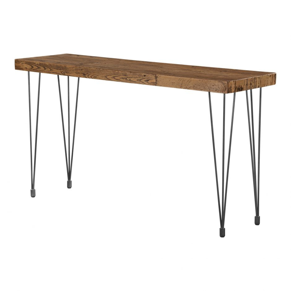 Boneta Console Table - Natural by Moe's Home at Eve Furniture