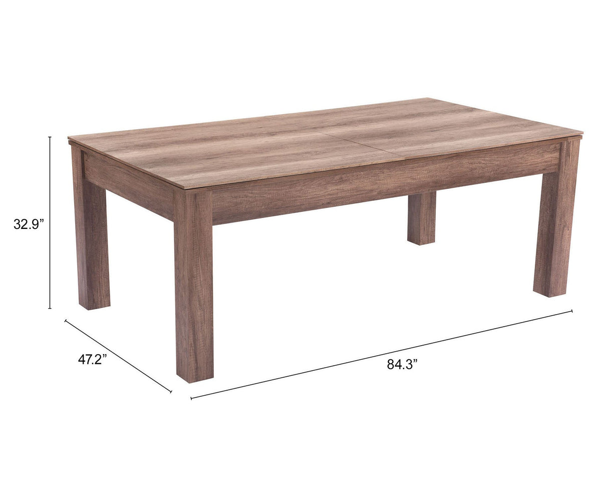 Bonker Brown 3 in 1 Table by Zuomod at Eve Furniture