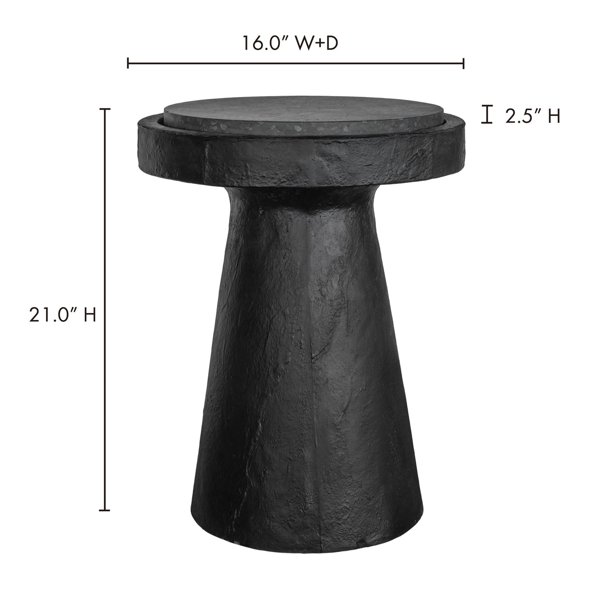 Book Black Accent Table by Moe's Home at Eve Furniture