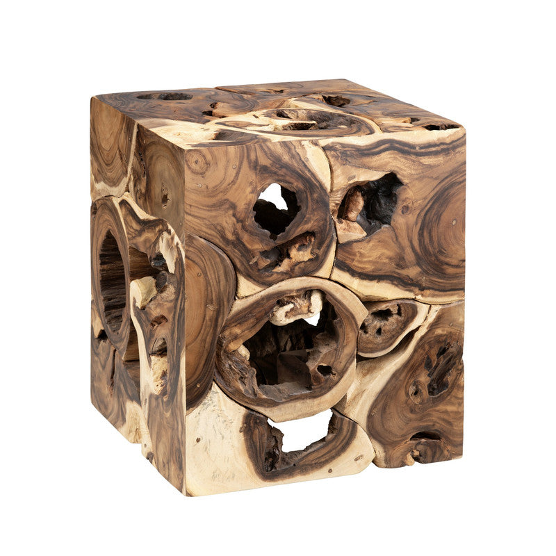 Borneo Brown Suar End Table by Crestview at Eve Furniture