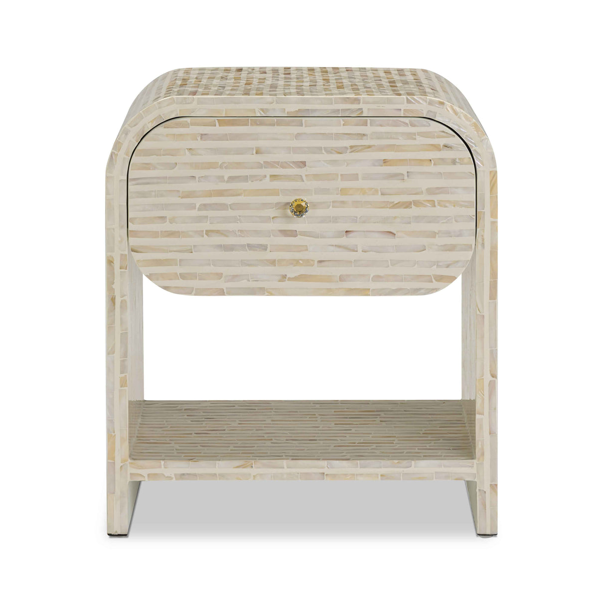 Borno 20" Mother of Pearl Nightstand by TOV Furniture at Eve Furniture
