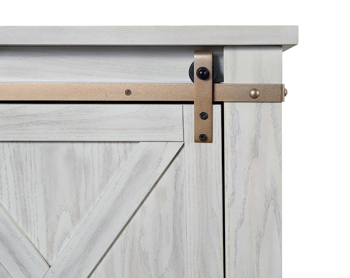 Borrego Antique White TV Console by Furniture of America at Eve Furniture