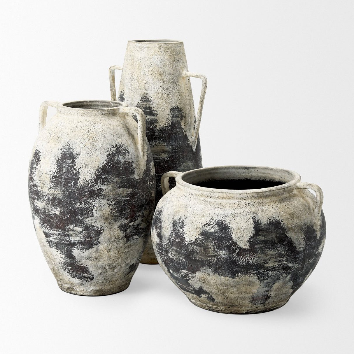 Boscia 28.9H Double Ear Floor Vase by Mercana at Eve Furniture