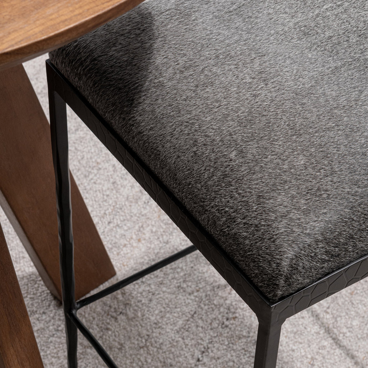 Bose Sparrow Gray Counter Stool by Classic Home at Eve Furniture