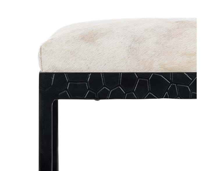 Bose Hide White/Black Counter Stool by Classic Home at Eve Furniture