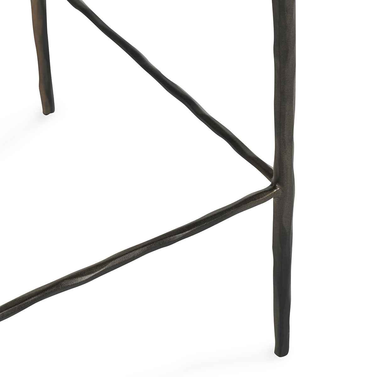 Bose Onyx Black Leather Counter Stool by Classic Home at Eve Furniture