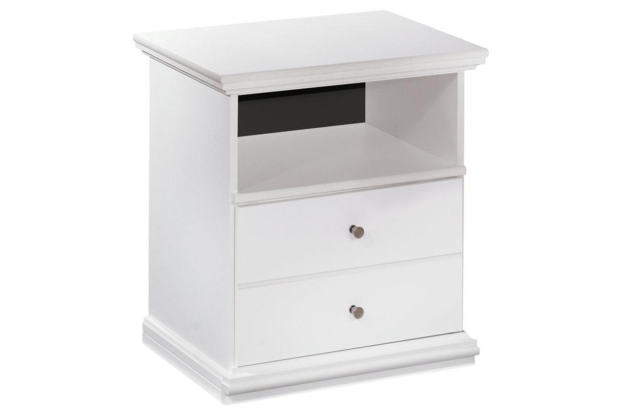 Bostwick Shoals White Nightstand by Ashley at Eve Furniture