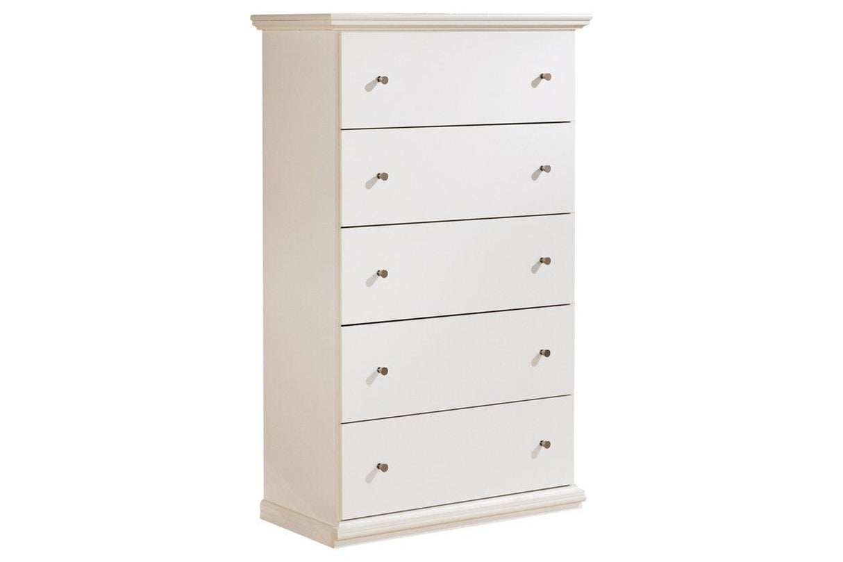 Bostwick Shoals White Chest of Drawers by Ashley at Eve Furniture