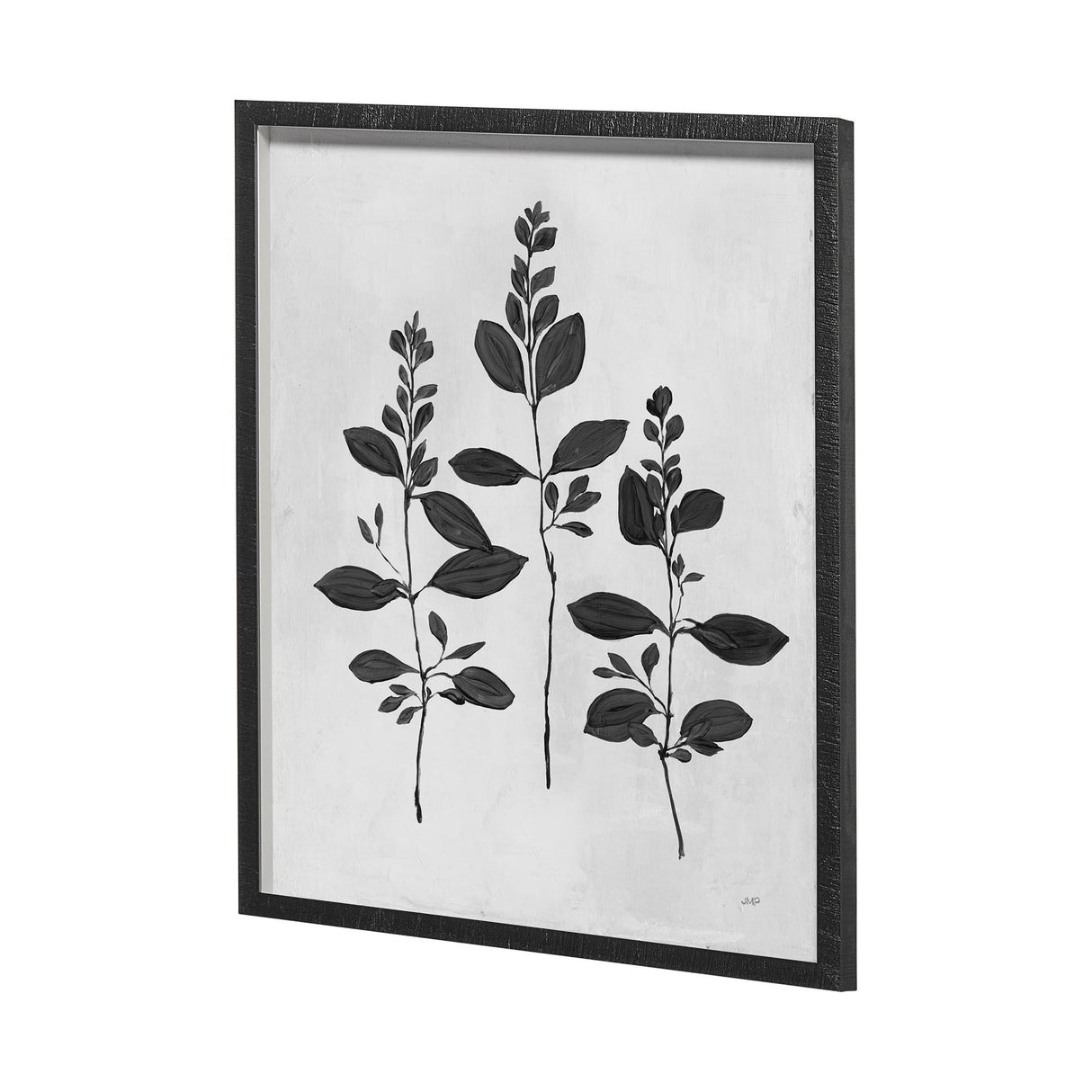 Botanical Study IV by Julia Purinton a Hand Embellished Textured Framed Art Print Matted under Glass by Mercana at Eve Furniture