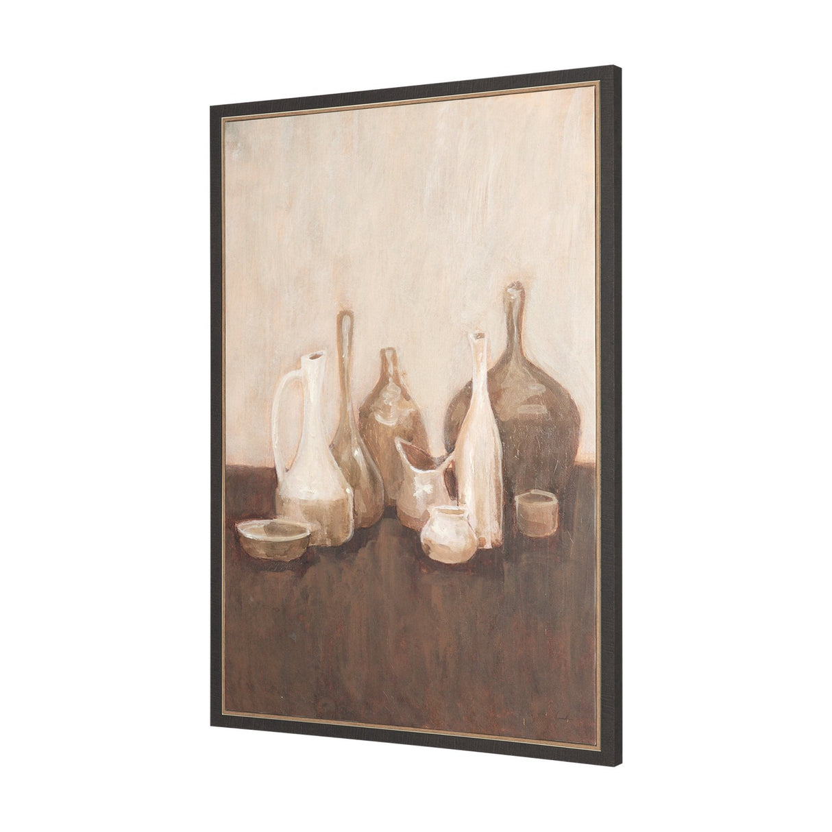 Bottled Perspective I by Mercana Studio Hand-Embellished Textured Framed Canvas Artwork by Mercana at Eve Furniture