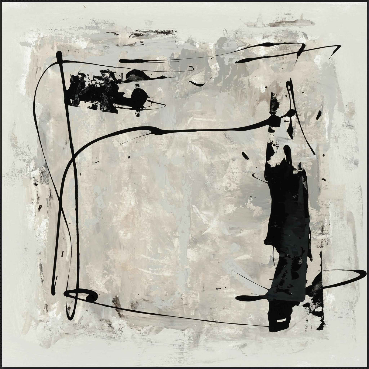 Bounty White Painting Art 48x48 by Buddy Whitlock by Classic Home at Eve Furniture