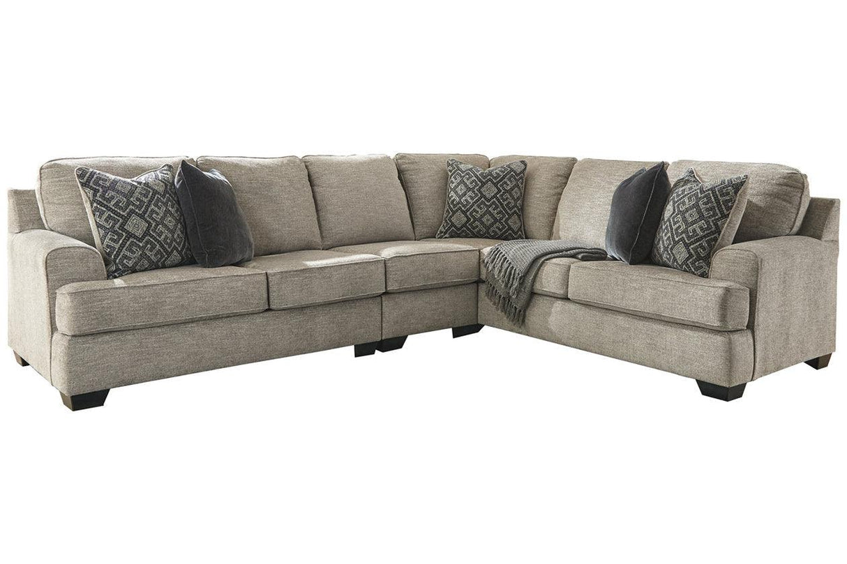 Bovarian Stone 3-Piece Right Arm Facing (RAF) Sectional by Ashley at Eve Furniture