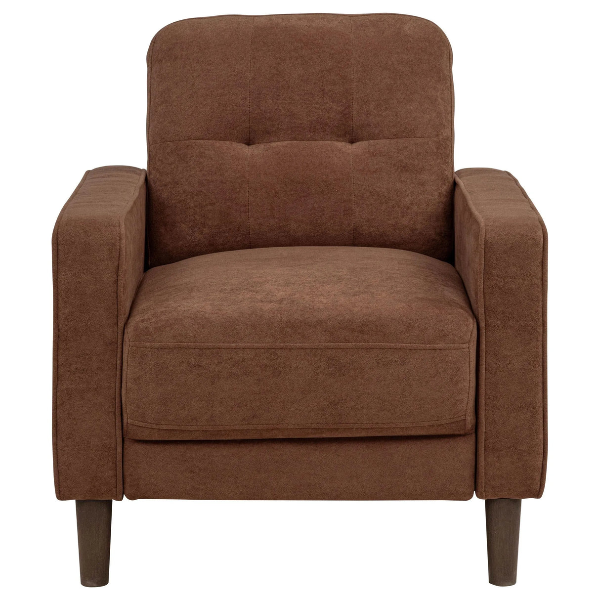 Bowen II 3-piece Rust Fabric Upholstered Track Arm Sofa Set by Coaster at Eve Furniture