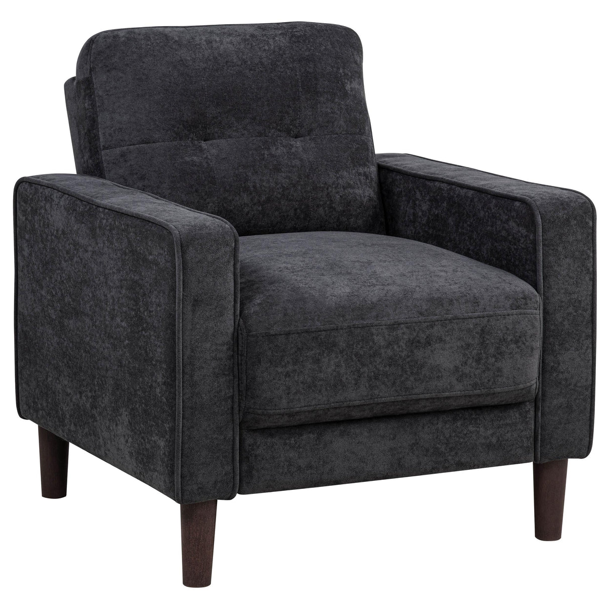 Bowen II 3-piece Steel Grey Fabric Upholstered Track Arm Sofa Set by Coaster at Eve Furniture