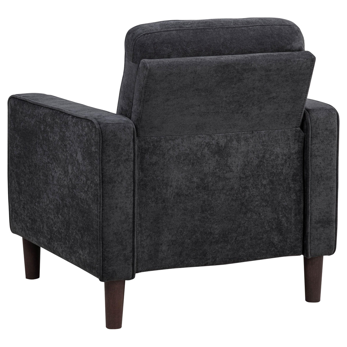 Bowen II Steel Grey Fabric Upholstered Track Accent Chair by Coaster at Eve Furniture
