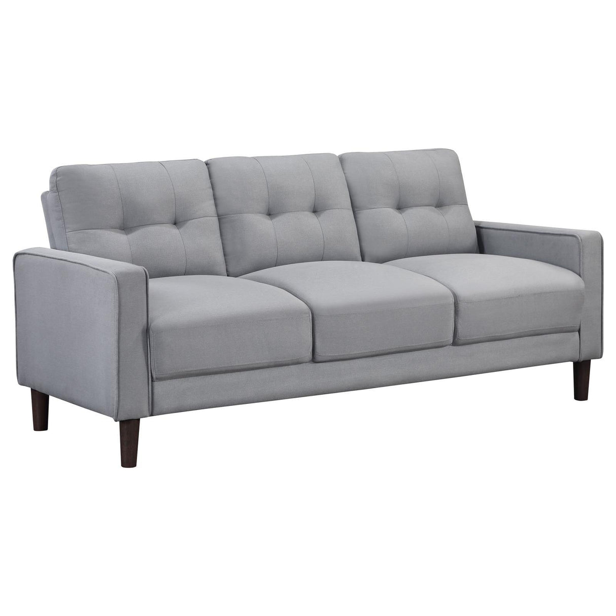 Bowen Upholstered Track Arm Tufted Sofa Grey by Coaster at Eve Furniture