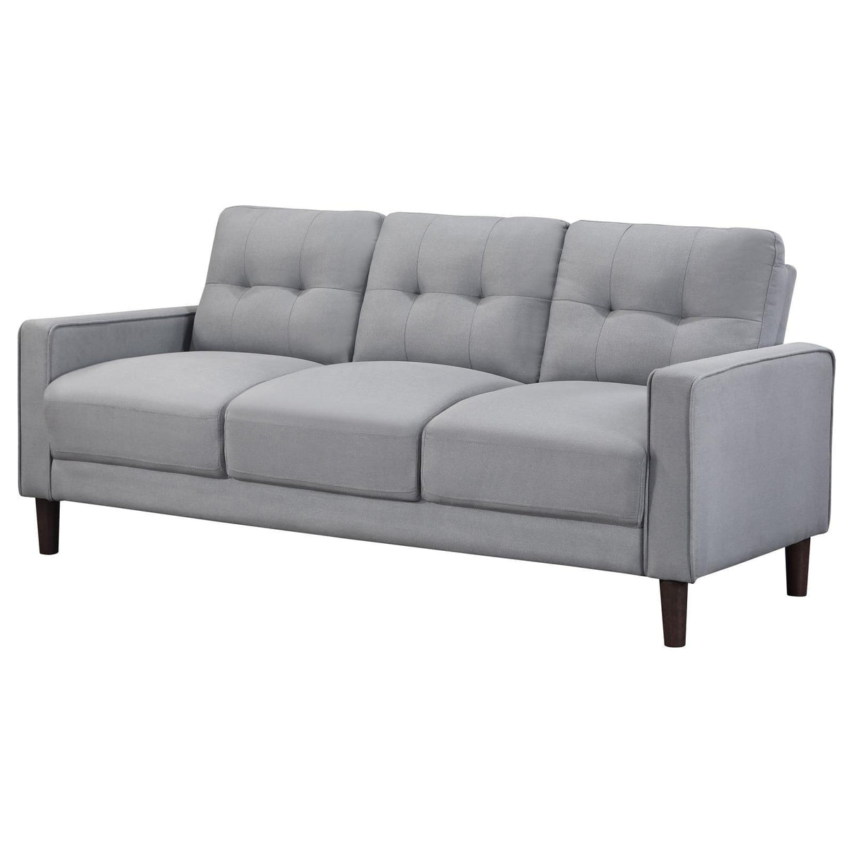 Bowen Upholstered Track Arm Tufted Sofa Grey by Coaster at Eve Furniture