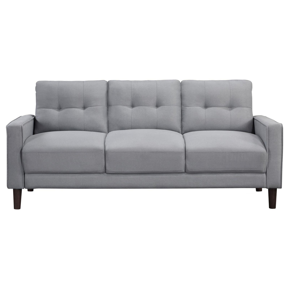 Bowen Upholstered Track Arm Tufted Sofa Grey by Coaster at Eve Furniture