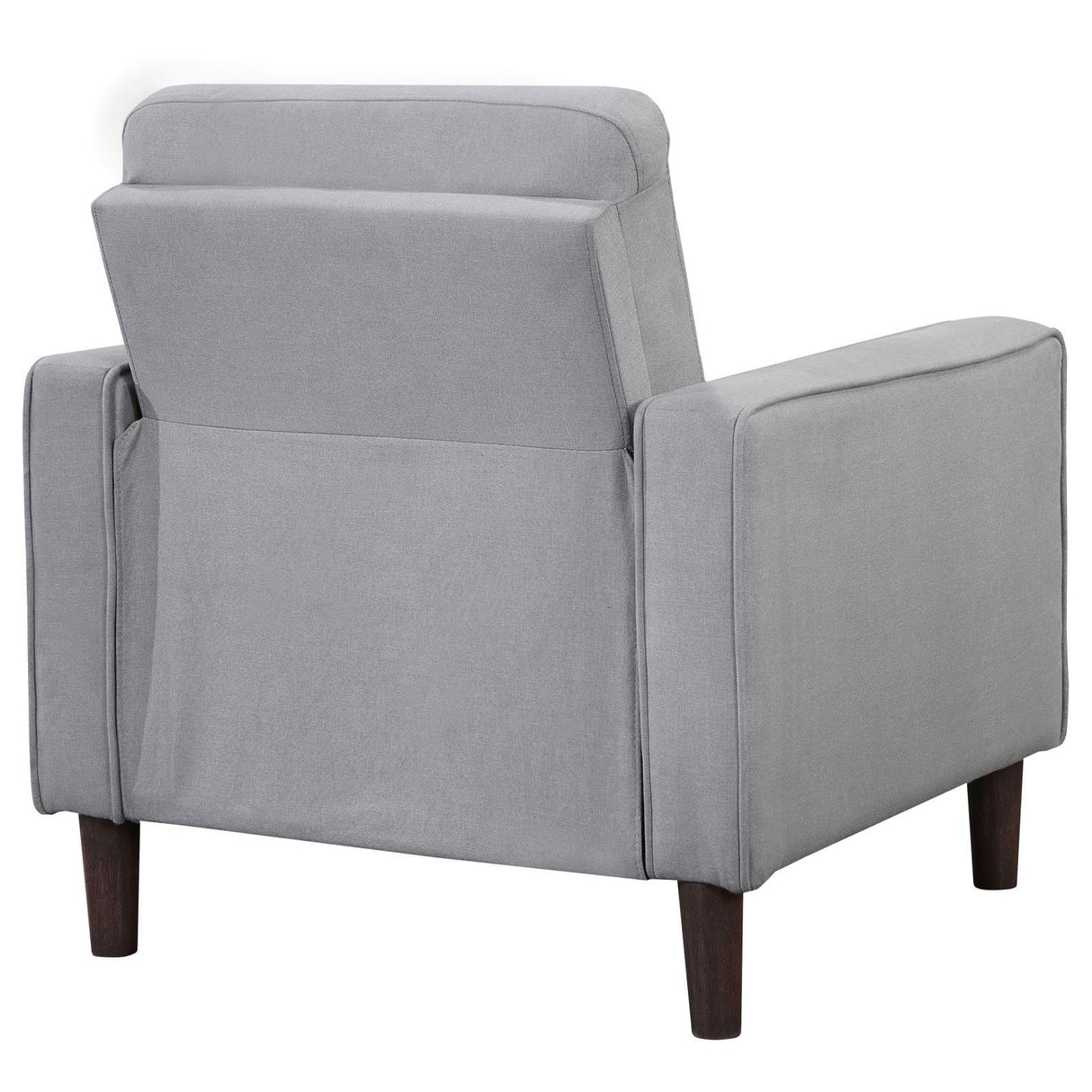 Bowen Upholstered Track Arms Tufted Chair Grey by Coaster at Eve Furniture