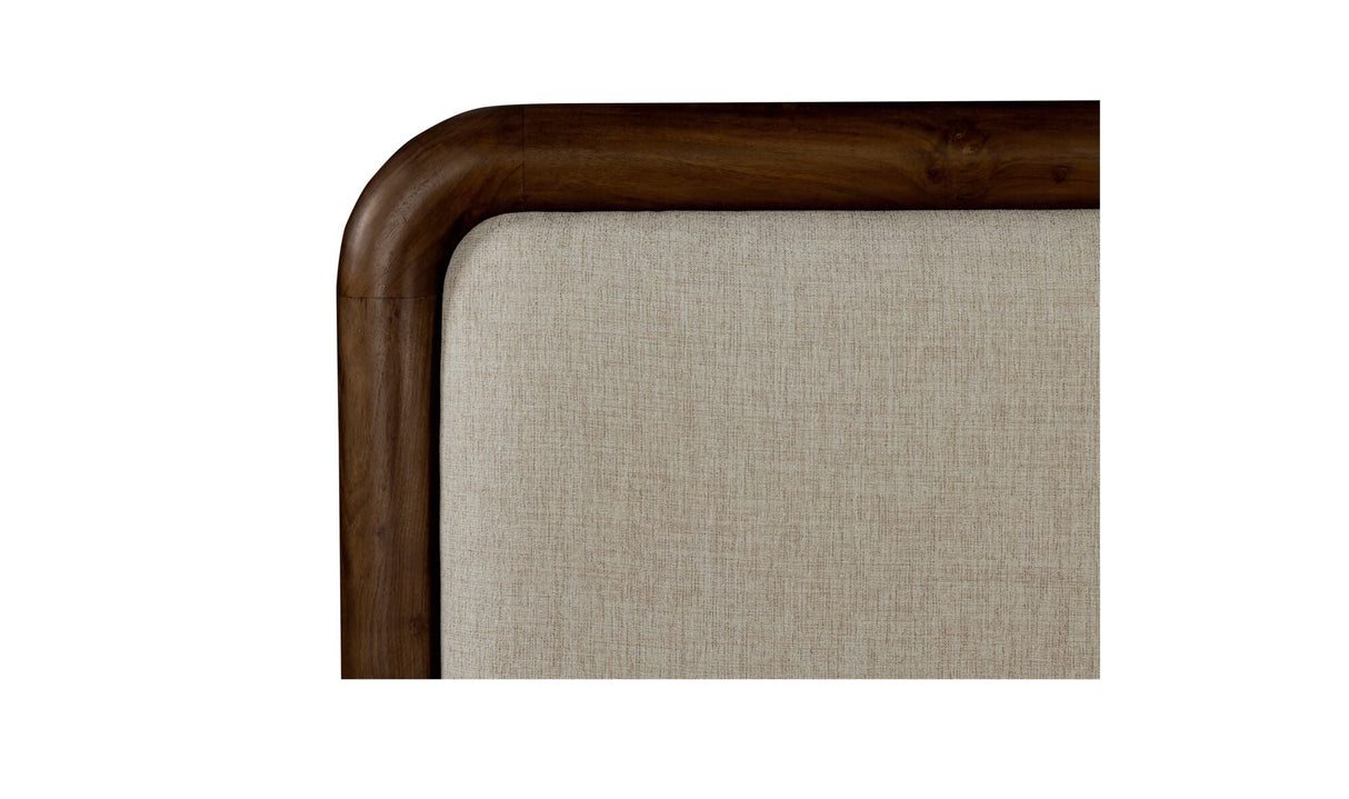 Bower King Bed Brown by Moe's Home at Eve Furniture