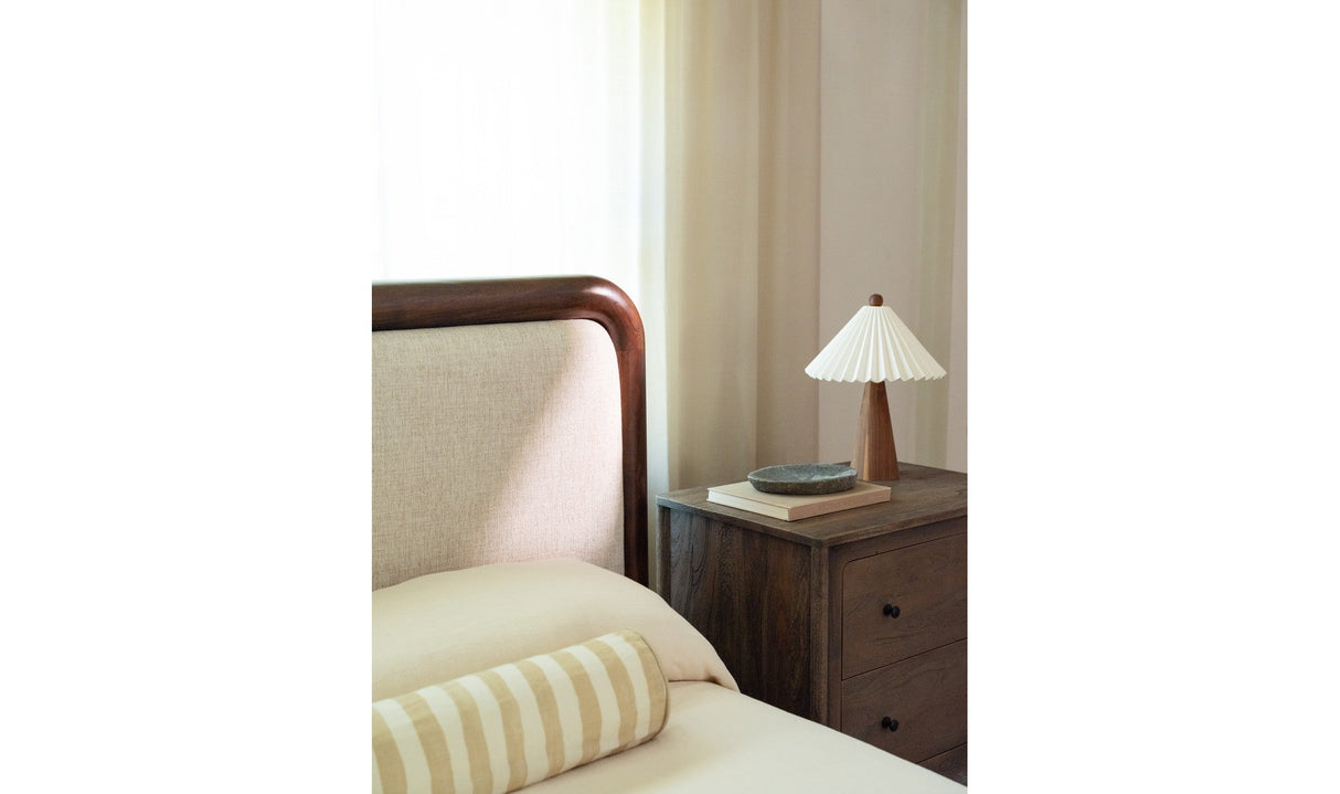 Bower King Bed Brown by Moe's Home at Eve Furniture