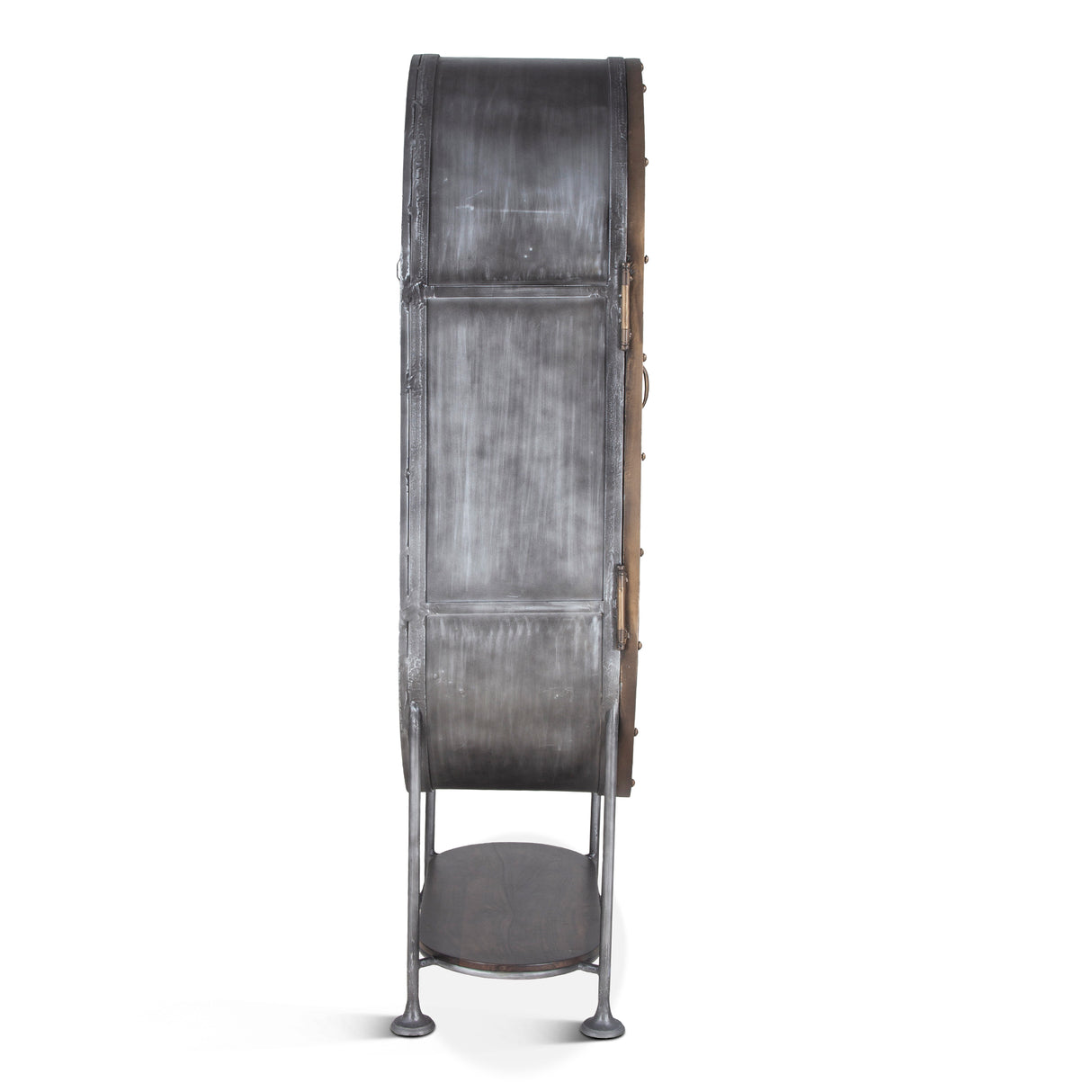 Bowery 34" Tall Oval Bar Cabinet by Home Trends & Design at Eve Furniture