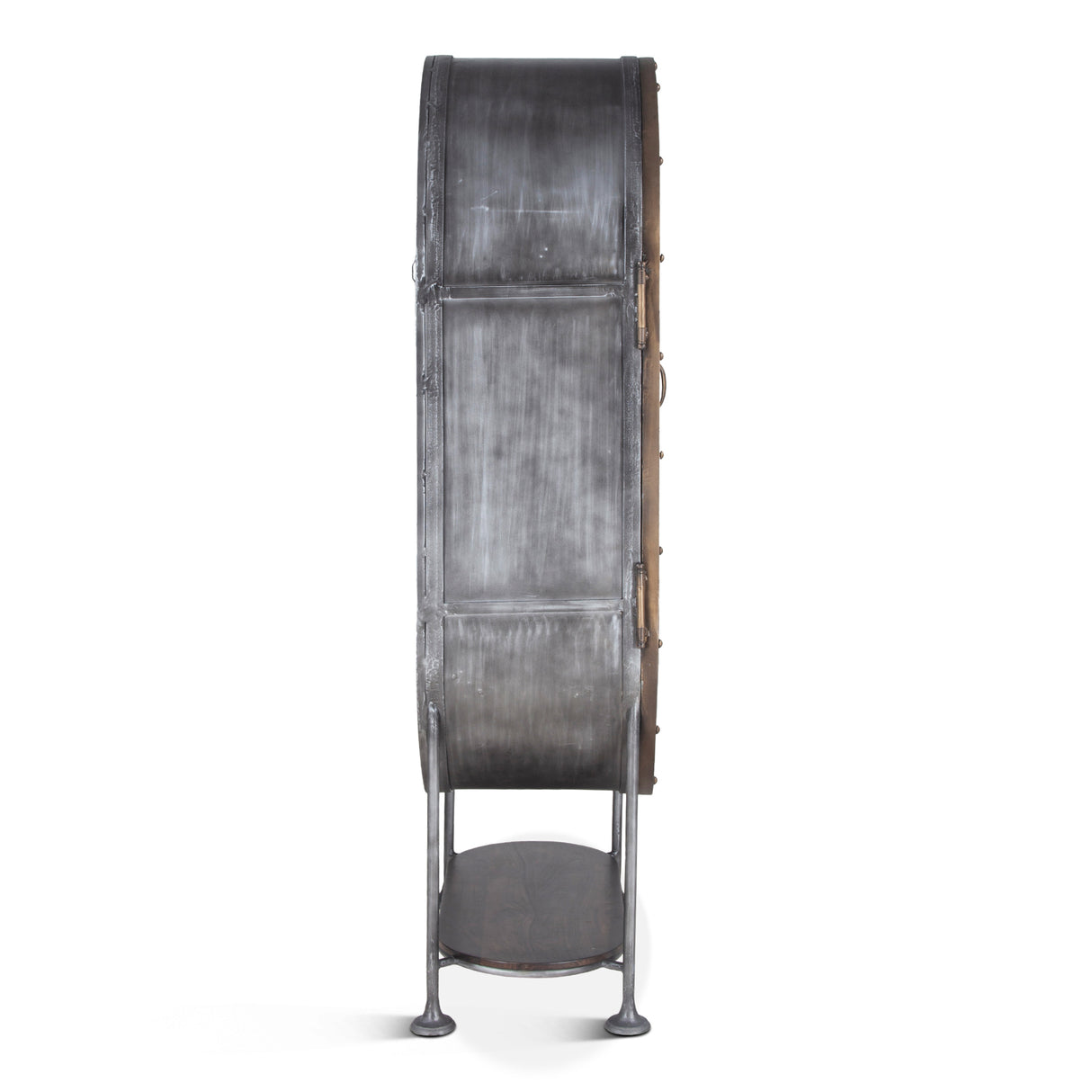 Bowery 34" Tall Oval Bar Cabinet by Home Trends & Design at Eve Furniture