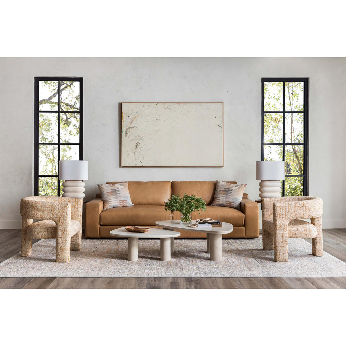 Bowie Chair, Ginger by Dovetail at Eve Furniture