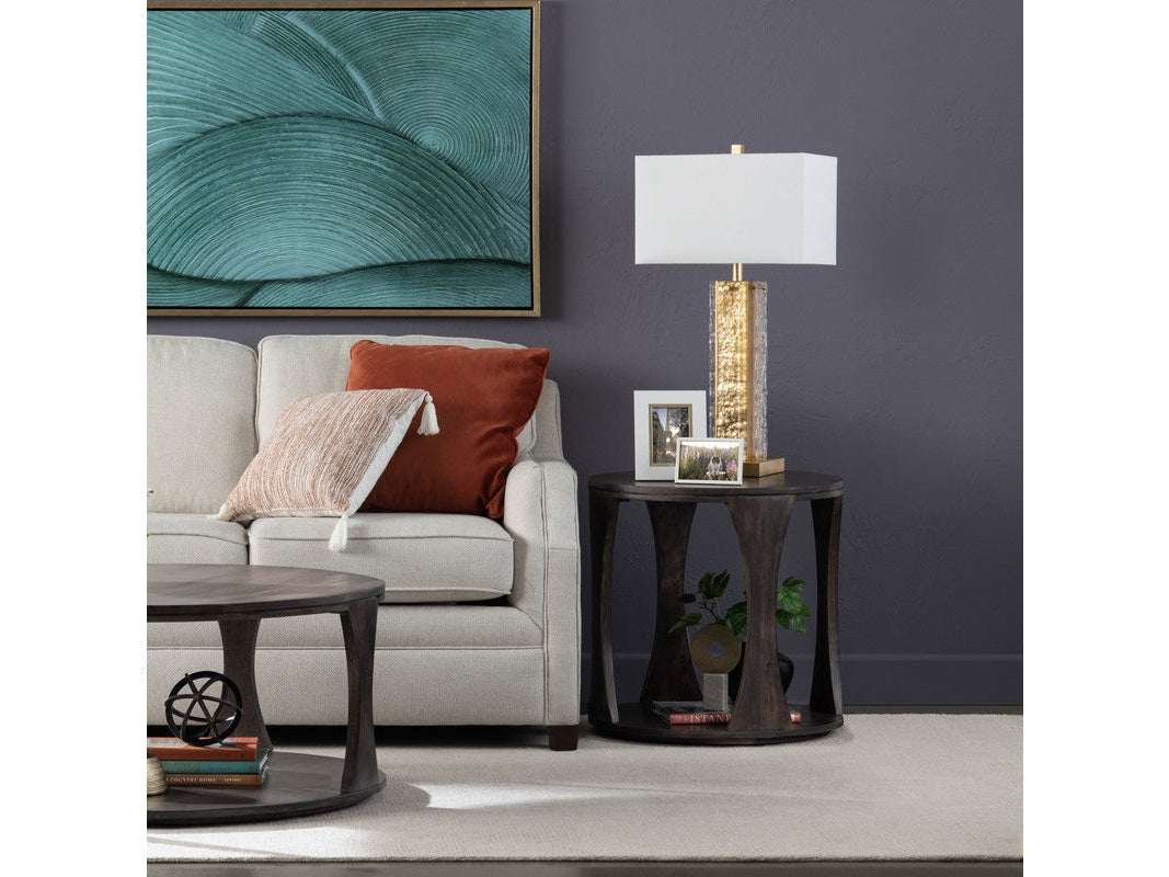 Bowtie Brown End Table by Crestview at Eve Furniture