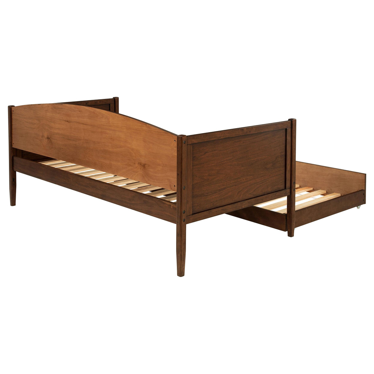 Bozeman Walnut Wood Twin Daybed With Trundle Medium by Coaster at Eve Furniture