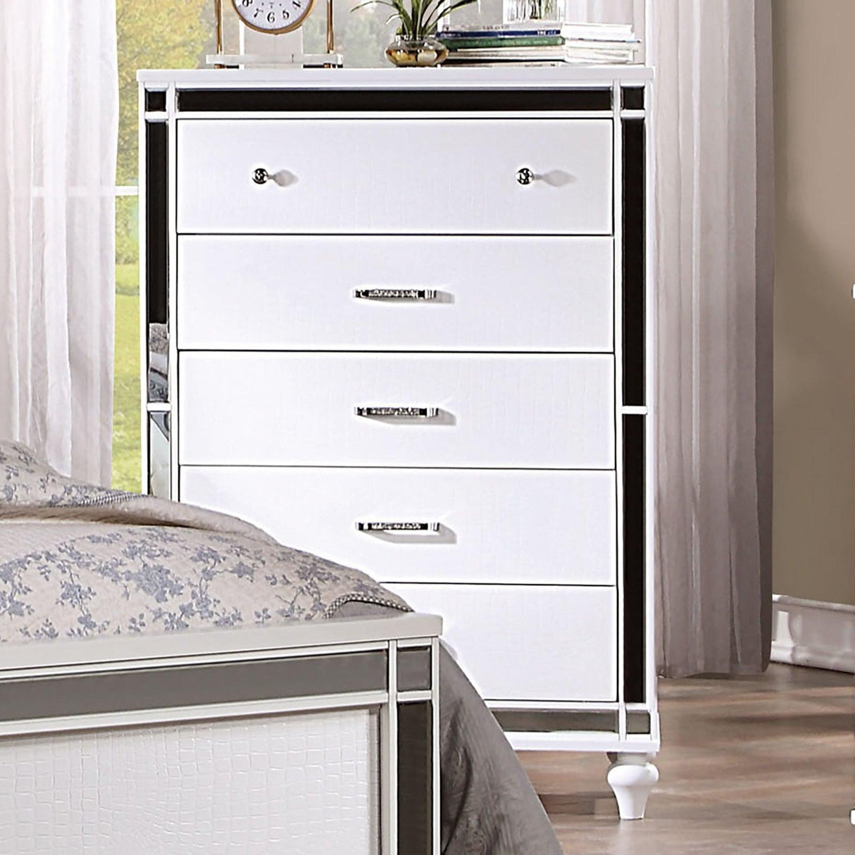 Brachium White Chest by Furniture of America at Eve Furniture