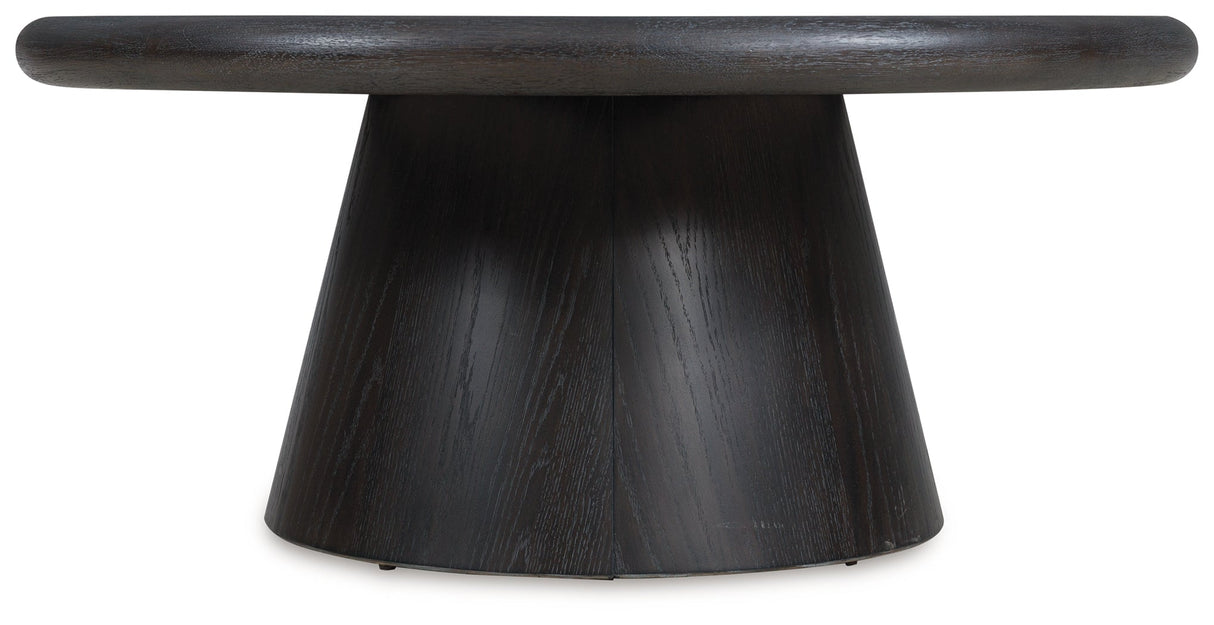 Bracken Dark Brown Coffee Table by Ashley at Eve Furniture