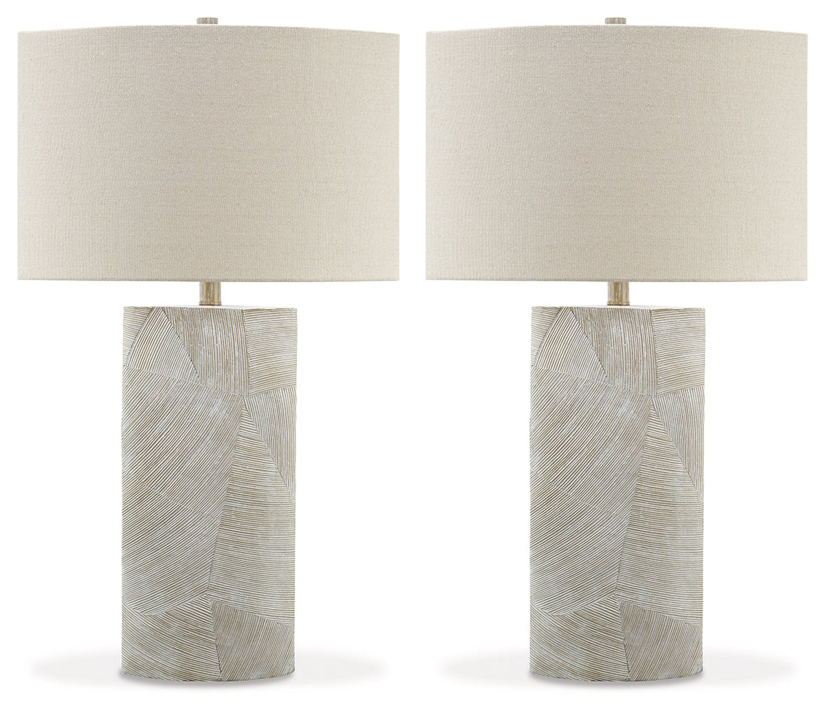 Bradard 2-Piece Table Lamp Set in Brown by Ashley at Eve Furniture