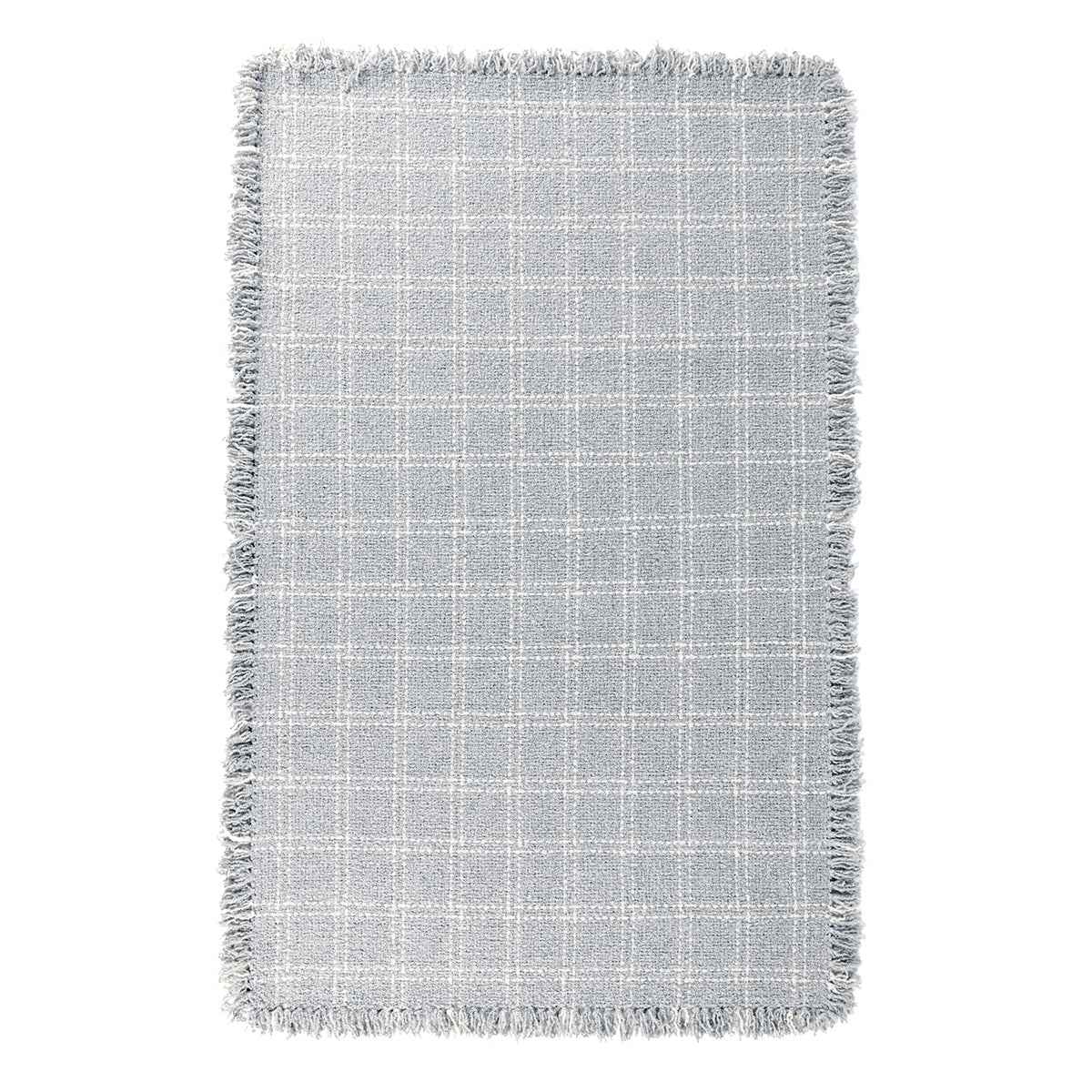 Bradbury Check Pearl/Gray Wool Rug by Classic Home at Eve Furniture