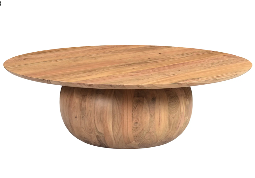 Bradbury Coffee Table - Large - Natural by Moe's Home at Eve Furniture
