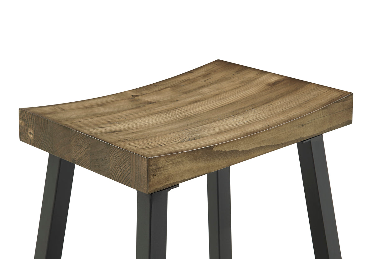 Braddock Brown/Black 5-Piece Counter Height Set by Homelegance at Eve Furniture