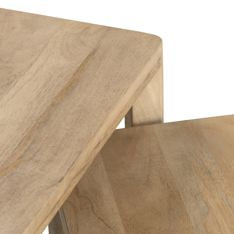 Braden Brown 2-Piece Accent Table Set by Crestview at Eve Furniture