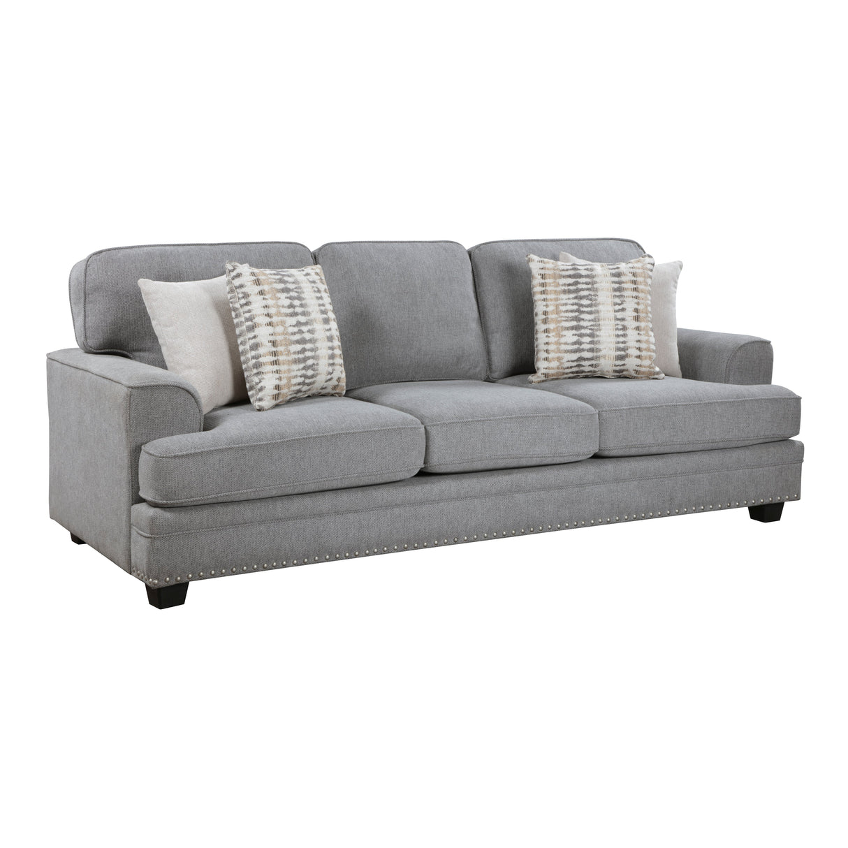 Bradford Gray Living Room Set by Homelegance at Eve Furniture